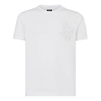 Men's FENDI AW20 Cotton Short Sleeve White FY0894A2F3F0QA0