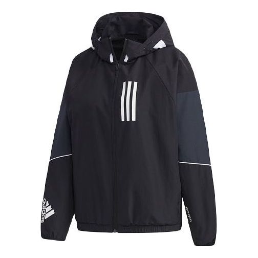 (WMNS) adidas Athleisure Casual Sports Woven Jacket Black GF0142