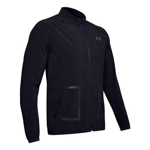 Men's Under Armour UA Track Running Sports Jacket Black 1342711-001