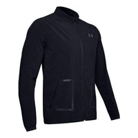 Men's Under Armour UA Track Running Sports Jacket Black 1342711-001