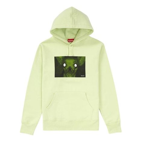 Supreme FW18 Chris Cunningham Chihuahua Hooded Sweatshirt Pale Mint SUP-FW18-841