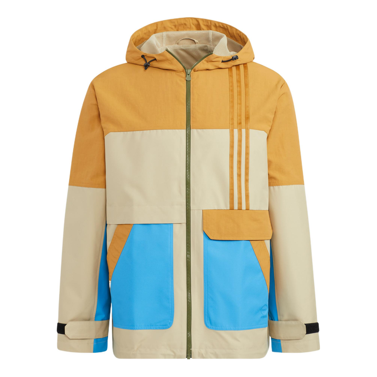 adidas Neo Util Windbreaker Jackets 'Beige Blue' HN2427