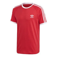 adidas originals Sports Round Neck Short Sleeve 81 Retro Red FM3770