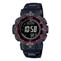 CASIO Solar Powered Sports Mens Silver Digital PRW-30YT-12021