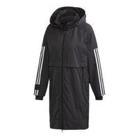(WMNS) adidas ID Woven Long Jacket 'Black' FT1758