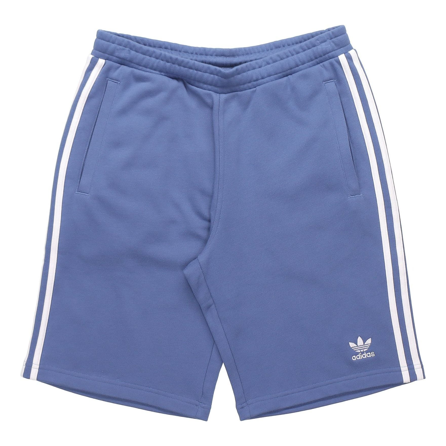 adidas originals 3-Stripes Logo Embroidered Sports Shorts Blue GN4474