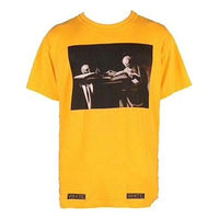 Off-White C O VIRGIL ABLO OW Painting Short Sleeve Yellow OW-SS18-046