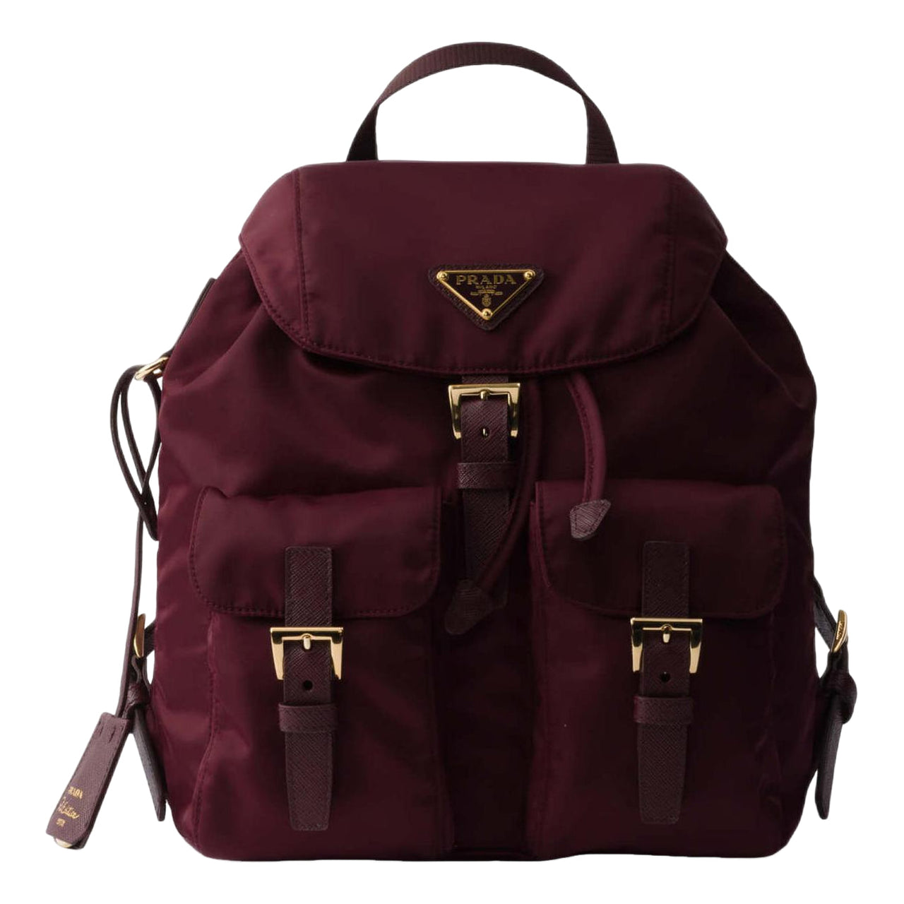 (WMNS) PRADA FW25 Re-Edition 1978 Small Re-Nylon Backpack 'Burgundy' 1BZ677-RV44-F0GCM