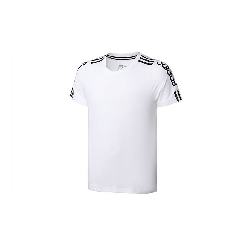 Men's adidas neo Short Sleeve White T-Shirt FP7478