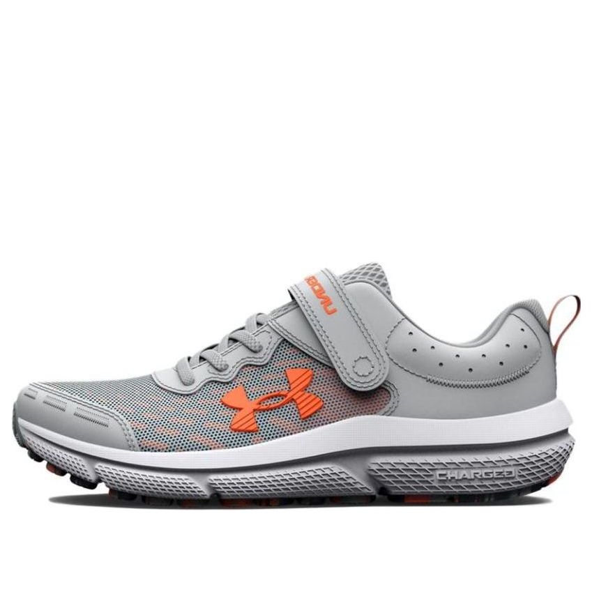 (PS) Under Armour Assert 10 AC 'Grey Orange Blast' 3026183-103