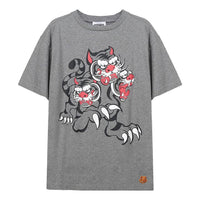 KENZO SS21 Printing Round-neck Grey FB52TS6414SJ-94