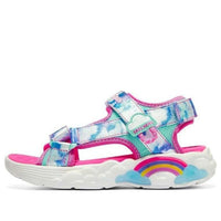 (GS) Skechers Rainbow Racer 'Pink Blue' 302975L-BLU