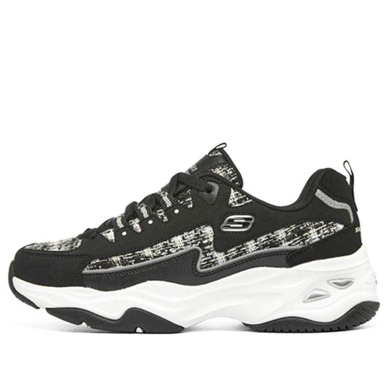 (WMNS) Skechers D'Lites 4.0 'Black White' 149913-BKMT
