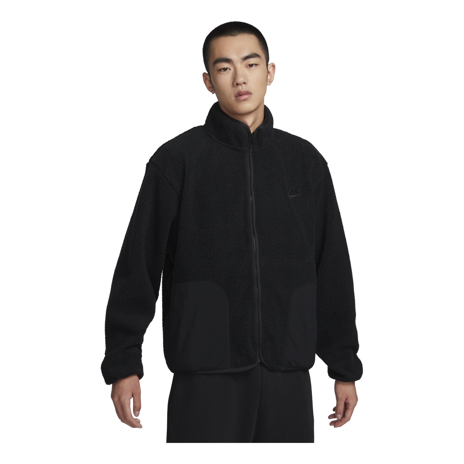 Nike Club Fleece Winterized Jacket 'Black' FB8387-010