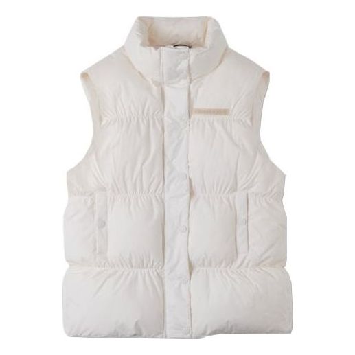 (WMNS) Converse Synthetic Super Puffer Vest Asia Sizing 'Cream White' 10025203-A02