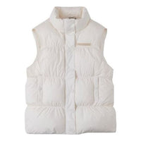 (WMNS) Converse Synthetic Super Puffer Vest Asia Sizing 'Cream White' 10025203-A02