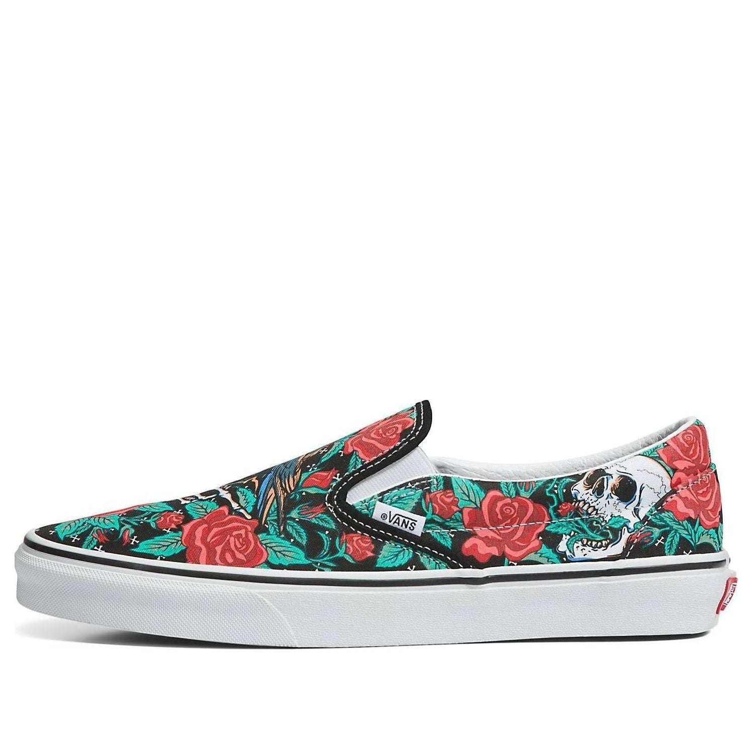 Vans Classic Slip-On 'Rose Skulls' VN0A7Q5D6BT