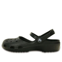 (WMNS) Crocs Karin Clog Beach Sandals Shoe Black 202494-001