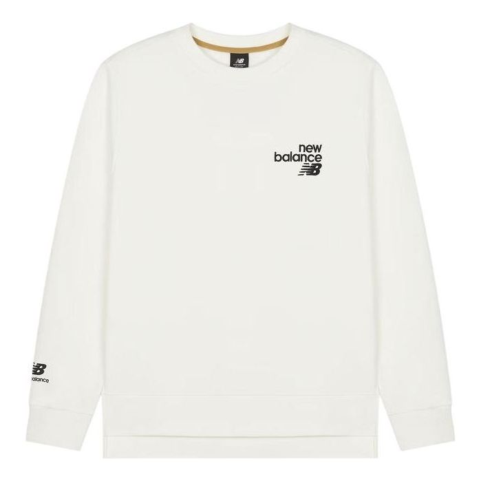 New Balance Logo Classic Top Asia Sizing 'White' AMT24372-CIC
