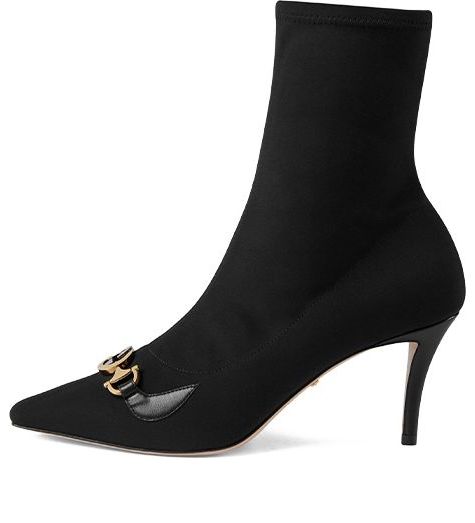 (WMNS) Gucci Zumi Ankle Boots 'Black' 605436-HZ510-1000