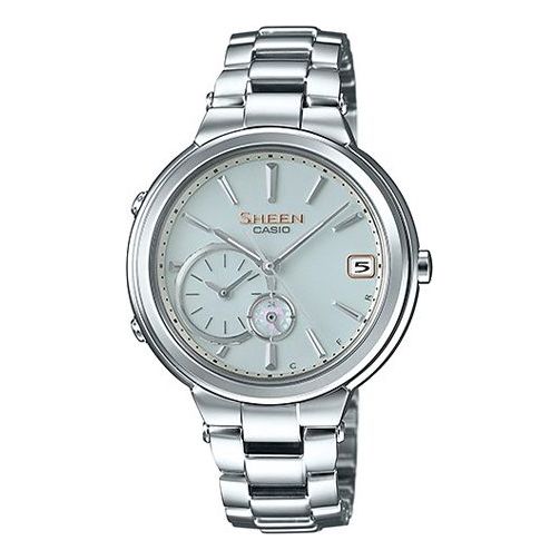 CASIO SHEEN Series Time Ring Series Bluetooth Business Blue SHB-200D-7A Silver Analog SHB-200D-7A2021