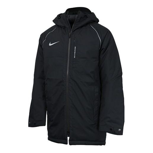Nike F.C. Sideline Field Hood Jacket Black Casual Coat GYM Padded Black CJ5884-010