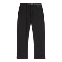 Men's Off-White SS22 Solid Color Straight-Leg Casual Pants/Trousers Black OMCA230C99FAB0011007