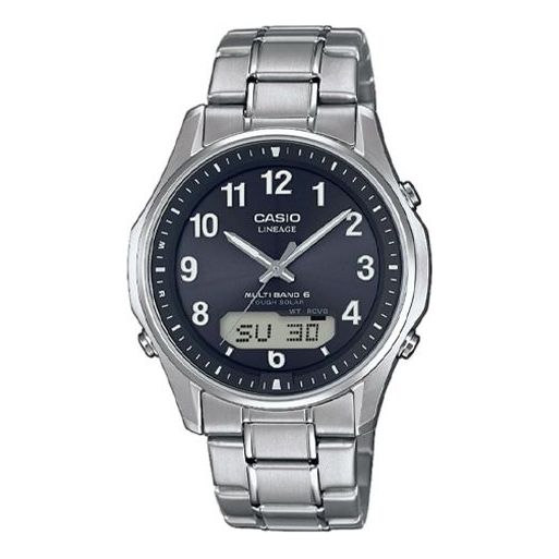 Casio Fashion Business Classic Analog-Digital Watch 'Silver Crystal Black' LCW-M100TSE-1A2ER