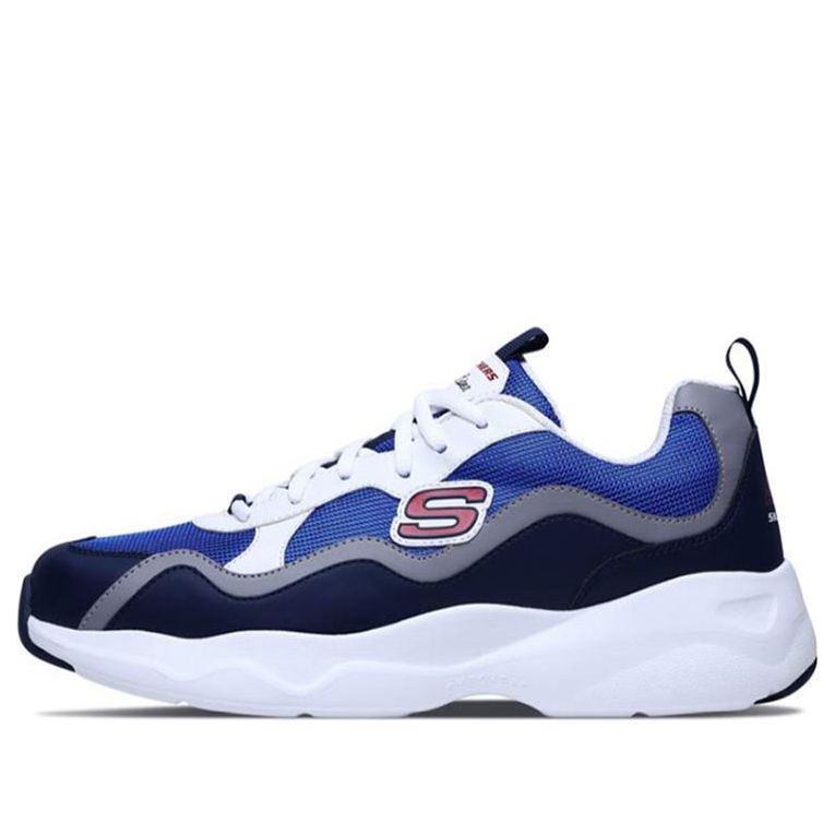 Skechers D'lites Airy Running Shoes Blue/White/Black 999859-BLMT