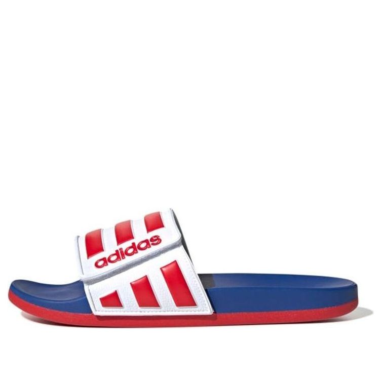 adidas Adilette Comfort ADJ 'Scarlet Team Royal Blue' EG1346