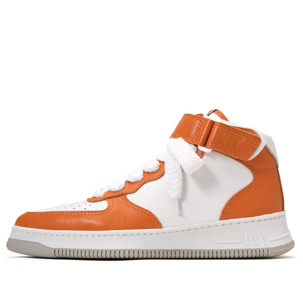 Maison MIHARA YASUHIRO ROSYOG Sole Leather High-top Sneaker 'Orange' B09FW703-ORG