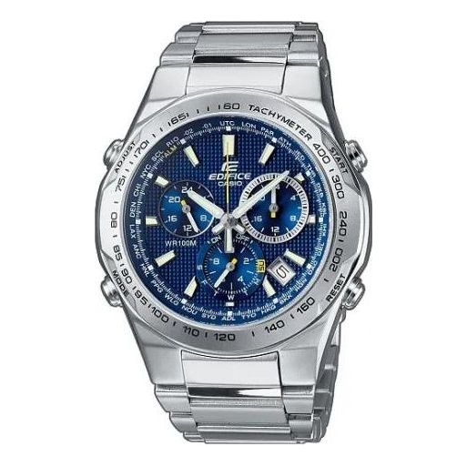 Men's CASIO Edifice Series Casual Fashion Quartz Movement Blue Watch Mens EF-528D-2AV