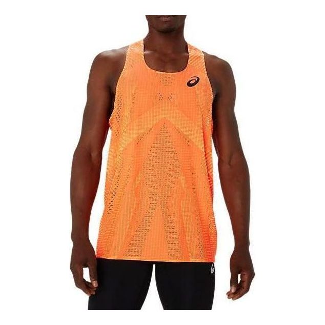ASICS Actibreeze Singlet Logo Vest 'Sunrrise Red Safety Yellow' 2091A682-601