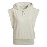 (WMNS) adidas Studio Lounge Hooded T-Shirt Asia Sizing 'White' HE4150