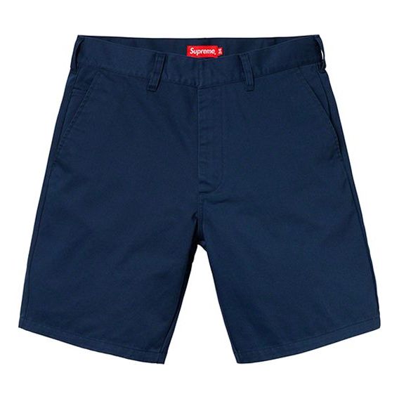 Supreme SS19 Work Short Cargo Shorts Unisex Navy Blue SUP-SS19-10122