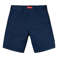 Supreme SS19 Work Short Cargo Shorts Unisex Navy Blue SUP-SS19-10122