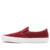 Vans Slip-On Breathable Non-Slip Wear-Resistant Low Top Casual Skate Shoes Deep Red VN0A33TB9HU