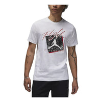 Air Jordan Flight Graphic T-Shirt 'White' DX9593-100