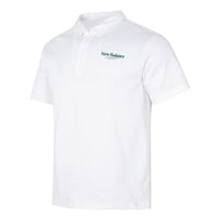 New Balance Logo Polo Tee Asia Sizing 'White' 5FD24193-WT