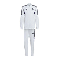 adidas 2022-2023 Real Madrid Tracksuit Asia Sizing 'White' HG4017