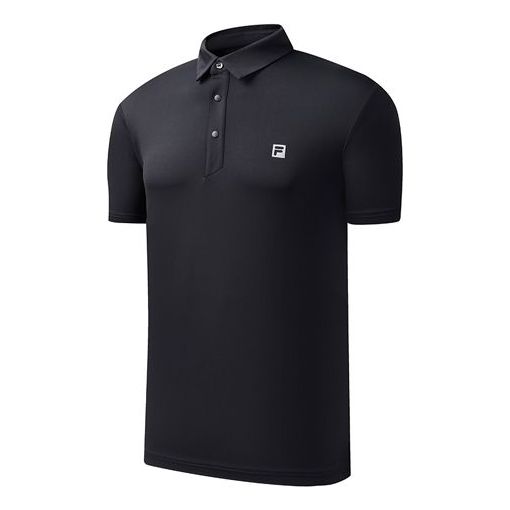FILA Athletics LogoGolf Sports Short Sleeve Polo Shirt Navy Blue A11M035151F-NV
