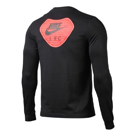 Nike Liverpool Soccer/Football Sports Round Neck Long Sleeves Black CZ8259-010