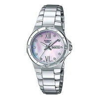 CASIO SHEEN Quartz Stainless Steel Strap Silver Analog SHE-4022D-4A