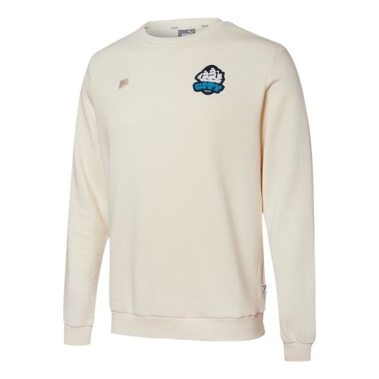 PUMA Mcfc Ftblfeat Sweater Sports Knit Pullover Round Neck Couple Style 764544-23