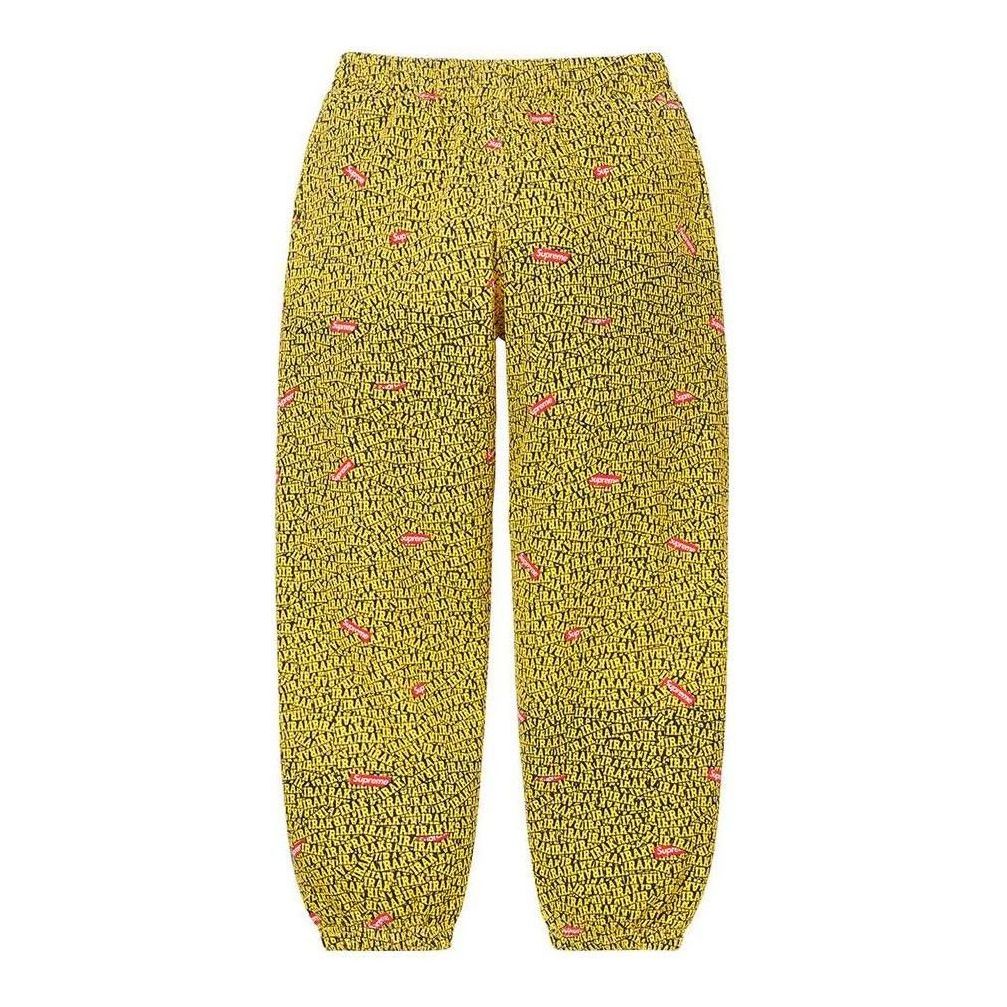 Supreme IRAK Sweatpants 'Yellow' SUP-FW22-245