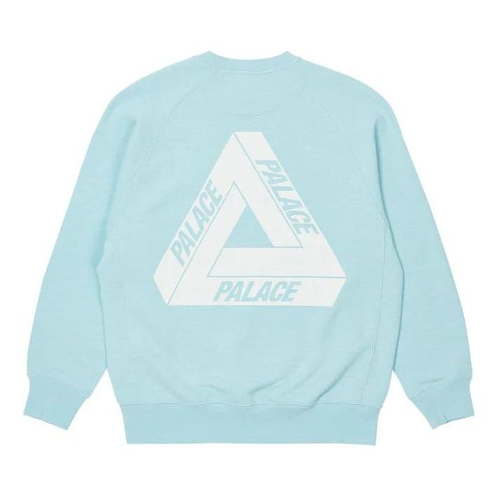 Palace Tri-Ferg Slub Crew 'Light Blue' P23CS142
