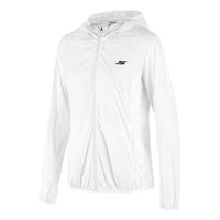 (WMNS) Skechers Logo Printed Woven Jacket 'White' P223W081-0019