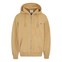 MLB Unisex New York Yankees Embroidery Hooded Jacket Camel 31TR01011-50B