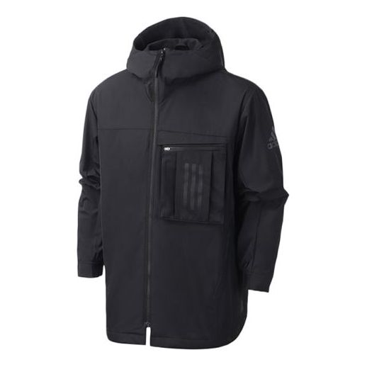 Men's adidas Sports Stylish Loose Jacket Black FM9393