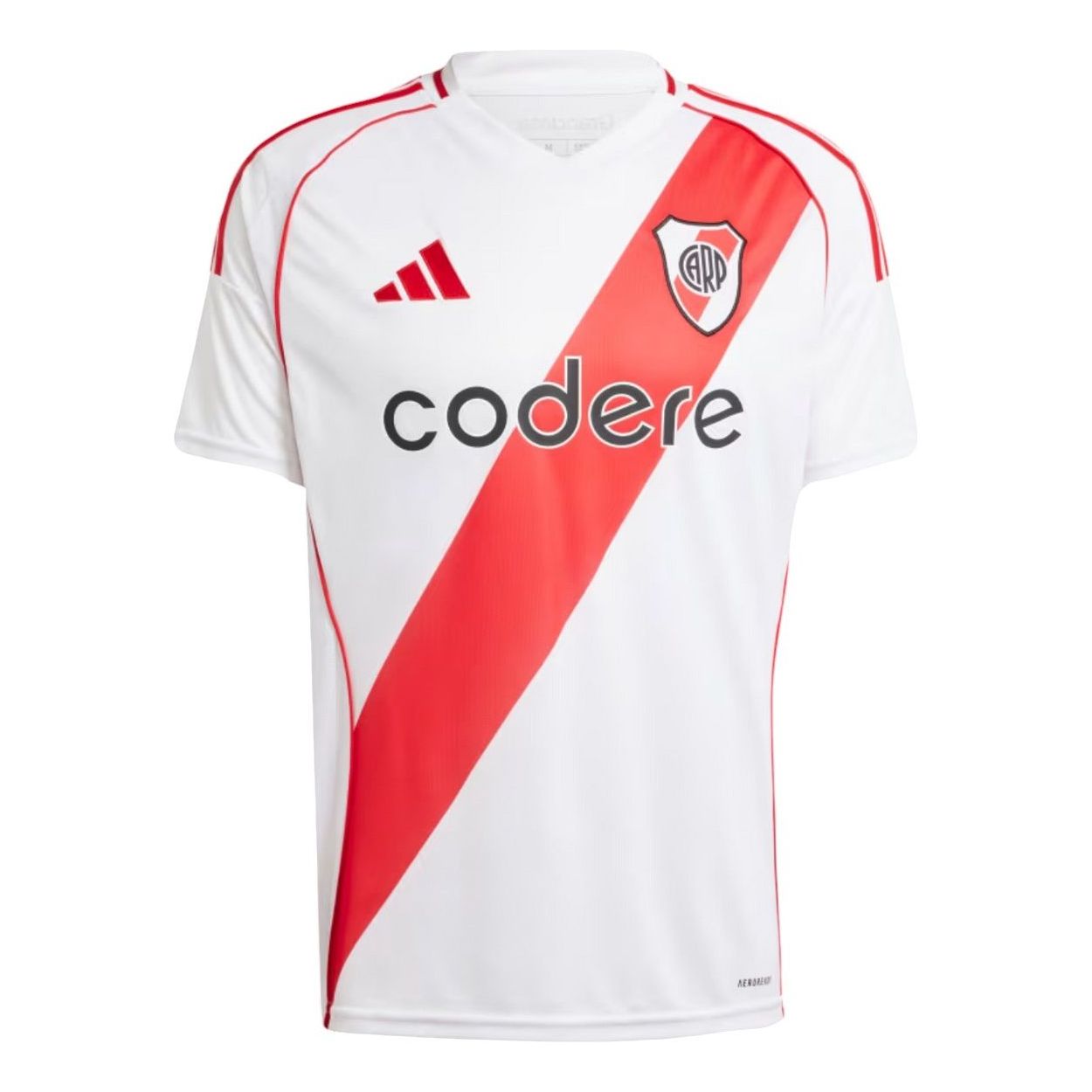 adidas Club River Plate 24/25 Home Jersey Asia Sizing 'White Red' IX5098